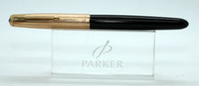 Load image into Gallery viewer, Parker 51 - Black with 14ct Gold Nib - P1115a
