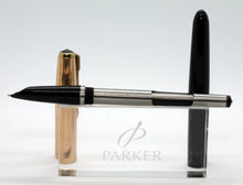 Load image into Gallery viewer, Parker 51 - Black with 14ct Gold Nib - P1115a
