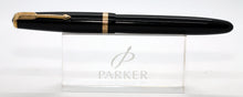 Load image into Gallery viewer, Parker Duofold Maxima - Black with No.50 14ct Gold Nib - P1115b
