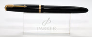 Parker Duofold Maxima - Black with No.50 14ct Gold Nib - P1115b