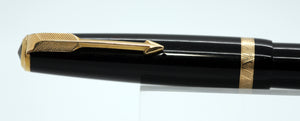 Parker Duofold Maxima - Black with No.50 14ct Gold Nib - P1115b