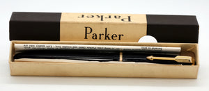 Parker Duofold Senior - Black with No.35 14ct Gold Nib - P1111