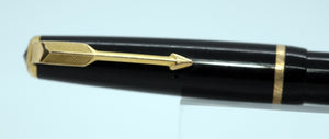 Parker Duofold Senior - Black with No.35 14ct Gold Nib - P1111