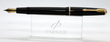 Load image into Gallery viewer, Parker Duofold Senior - Black with No.35 14ct Gold Nib - P1111
