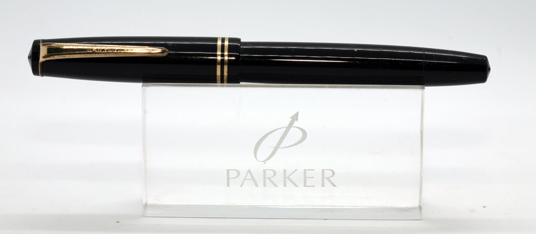 Parker Victory Mk IV - Black with No.25 14ct Gold Nib - P1044a