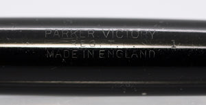 Parker Victory Mk IV - Black with No.25 14ct Gold Nib - P1044a