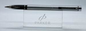 Sheaffer Targa 1005 - Flighter Stainless Steel with SS Targa Broad Nib - P1096t