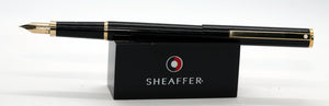 Sheaffer Fashion - Black with 14ct Gold Nib - P1096w