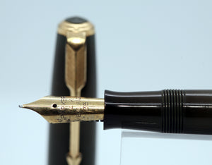 Parker Duofold AF - Olive Green with 14ct Gold Nib - P1122