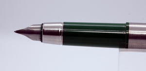 Parker 25 Mk II - Green Trim Flighter SS with Fine Point Nib - P0847