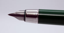Load image into Gallery viewer, Parker 25 Mk II - Green Trim Flighter SS with Fine Point Nib - P0847
