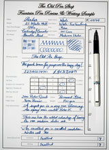 Load image into Gallery viewer, Parker 25 Mk III - Epoxy Resin White with Rare Medium Italic - P0894
