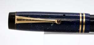 Parker Duofold 1930s - Lapis Blue with 14ct Gold Nib - P1078