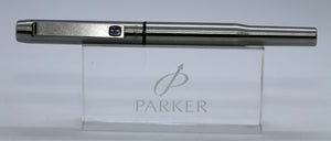 Parker 25 Mk III - Flighter Stainless Steel with Medium Italic Nib - P1085d