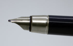 Parker 25 Mk III - Flighter Stainless Steel with Medium Italic Nib - P1085d