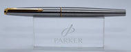 Parker 45 Flighter GT - Flighter Stainless Steel with M 14ct Gold Nib - P1085g