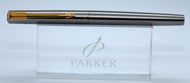 Parker 15 GT - Flighter Stainless Steel with Stainless Steel - P1092d