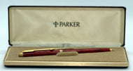 Parker 75 - Red Jasper Quartz Laque with 14ct Gold 