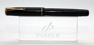Parker Moderne - Black with Canada No.25 14ct Gold Nib - P1096l