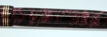 Load image into Gallery viewer, Parker Televisor Slimline - Striated Red with N - 14ct Gold Nib - P1096k
