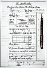 Load image into Gallery viewer, Parker Televisor Slimline - Striated Red with N - 14ct Gold Nib - P1096k
