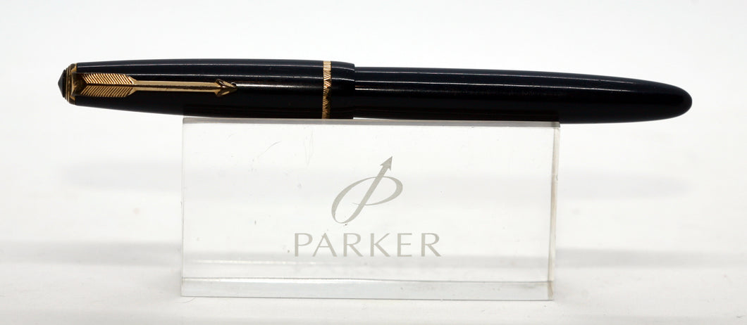 Parker Duofold Victory Mk V-Blue with No.10 14ct Gold Nib-P1153a