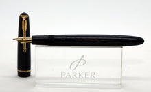 Load image into Gallery viewer, Parker Duofold Victory Mk V-Blue with No.10 14ct Gold Nib-P1153a
