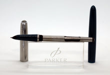 Load image into Gallery viewer, Parker 51-Teal with Lustraloy Cap and 14ct Gold Nib-P1125
