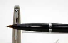 Load image into Gallery viewer, Parker 45 Classic CT-Blue with Stainless Steel Cap and 14ct Gold Nib-P1132g
