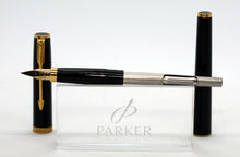 Load image into Gallery viewer, Parker 75 Premier-Black with 18ct Gold Nib-P1137
