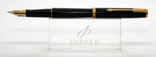 Load image into Gallery viewer, Parker 75 Premier-Black with 18ct Gold Nib-P1137
