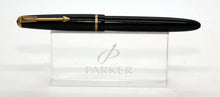 Load image into Gallery viewer, Parker Slimfold Mk II-Black with Chalk Marks with Broad Point No.5 14ct Gold Nib-P1096g
