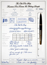 Load image into Gallery viewer, Parker 45-Blue Deluxe GT with Gold Plated &quot;M&quot; Nib-P0968g
