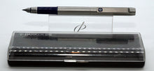 Load image into Gallery viewer, Parker 25 Blue Trim Mk III-Flighter Stainless Steel with Stainless Steel Nib-P1160a
