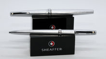 Load image into Gallery viewer, Sheaffer Lady-Brushed Steel with Steel Nib-P1146a plus matching Ball Point Pen
