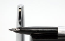 Load image into Gallery viewer, Sheaffer Lady-Brushed Steel with Steel Nib-P1146a plus matching Ball Point Pen
