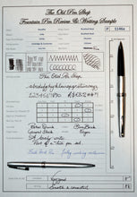 Load image into Gallery viewer, Sheaffer Lady-Brushed Steel with Steel Nib-P1146a plus matching Ball Point Pen
