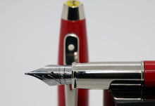Load image into Gallery viewer, Sheaffer 100-Ferrari Red with Steel Nib-P1143 Plus Ball Point &amp; Pencil  in Matching Set
