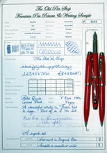 Load image into Gallery viewer, Sheaffer 100-Ferrari Red with Steel Nib-P1143 Plus Ball Point &amp; Pencil  in Matching Set
