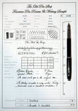 Load image into Gallery viewer, Sheaffer 100-Black with Steel Nib-P1148
