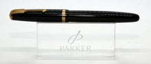 Load image into Gallery viewer, Parker Duofold AF-Black with Duofold &quot;N&quot; 14ct Gold Nib-P1151b

