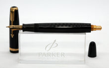 Load image into Gallery viewer, Parker Duofold AF-Black with Duofold &quot;N&quot; 14ct Gold Nib-P1151b
