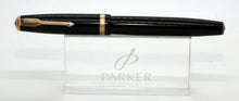 Load image into Gallery viewer, Parker Duofold NS-Black with 14ct Gold No-35 Nib -P1089
