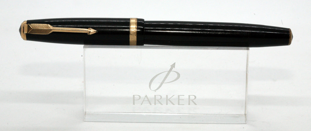 Parker Duofold NS-Black with 14ct Gold No-35 Nib -P1089