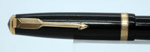 Load image into Gallery viewer, Parker Duofold NS-Black with 14ct Gold No-35 Nib -P1089
