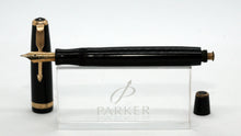 Load image into Gallery viewer, Parker Duofold NS-Black with 14ct Gold No-35 Nib -P1089
