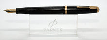 Load image into Gallery viewer, Parker Duofold NS-Black with 14ct Gold No-35 Nib -P1089
