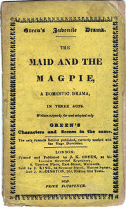 Toy Theatre - Reproduction Play - JK Green's Maid & the Magpie