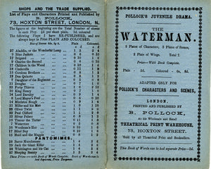 Toy Theatre - Reproduction Play - Pollock's The Waterman