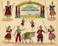 Toy Theatre - Reproduction Play - Pollock's The Forty Thieves